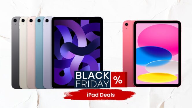 iPad Mini, iPad Air, and 10.2-inch iPad prices slashed for Black Friday