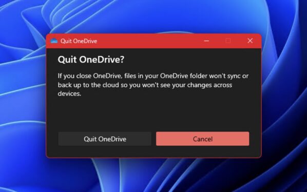 Microsoft pulls OneDrive update that would quiz you before letting you quit