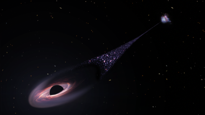 NASA Telescopes Discover Record-Breaking Black Hole