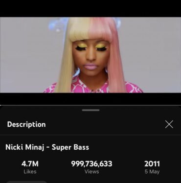 Nicki Minaj’s ‘Super Bass’ Booms Its Way to One Billion Views on YouTube