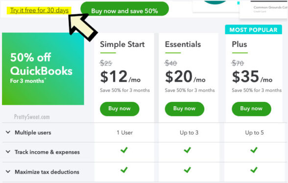 QuickBooks Free Trial: Get a month of accounting for free