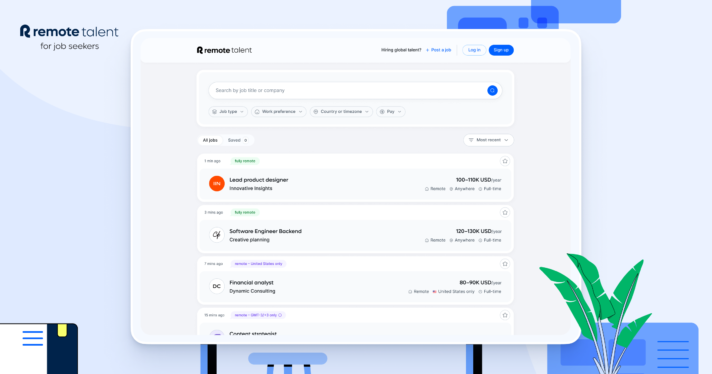 Remote connects talent and employers with a new job board