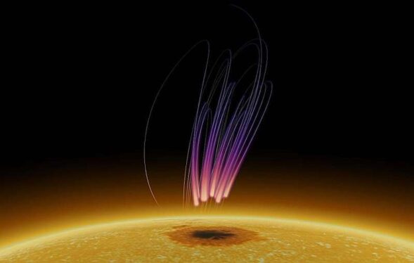 Researchers See ‘Aurora’ Above Sunspot