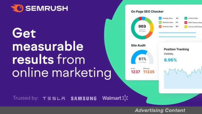 Semrush Free Trial: Try the advanced online marketing tool