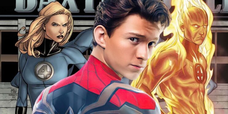 Spider-Man 4 Gets Clever Fantastic Four Crossover In MCU Fan Poster