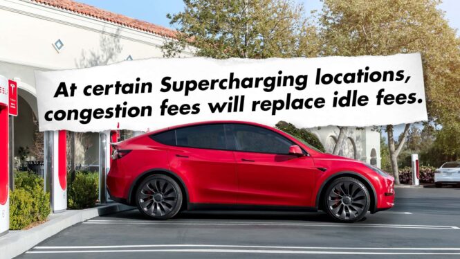 Tesla brings in ‘congestion fee’ for Supercharger stations