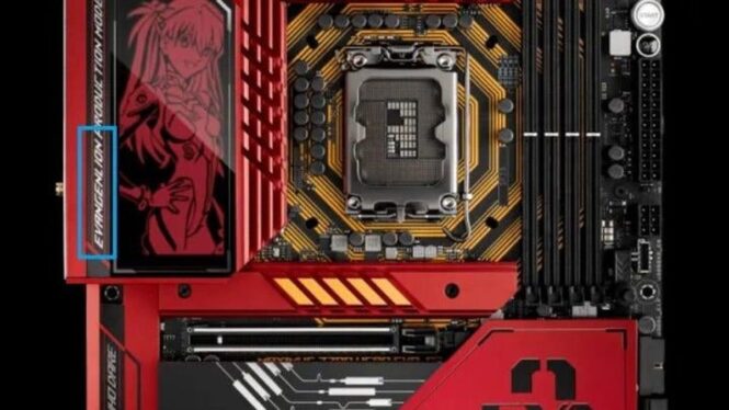 Asus Offers a Replacement for Its $700 Evangelion Motherboard with Goofy Typo