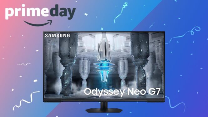 This Samsung 43-inch 4K gaming monitor is 50% off right now