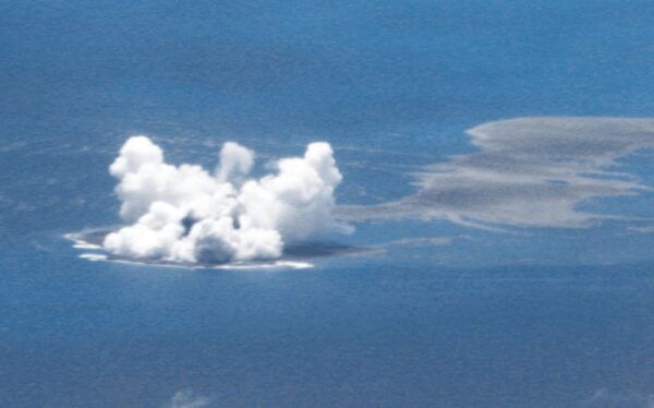 Underwater Volcano Forms New Island in Japan