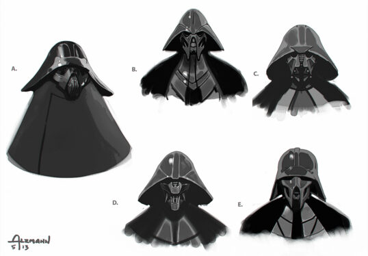 Unused Force Awakens Concept Art Shows The Ultimate Darth Vader Transformation