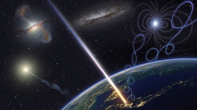 Utah Telescopes Intercept Ultra-Powerful Cosmic Ray