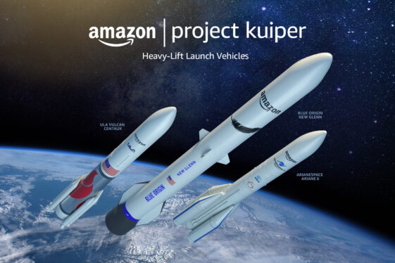 Amazon signs 3-launch deal with SpaceX for Project Kuiper satellite internet constellation