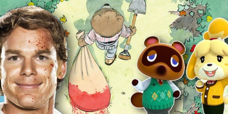 Animal Crossing/Dexter Hybrid BENEATH THE TREES WHERE NOBODY SEES Returns with Truly Disturbing Art