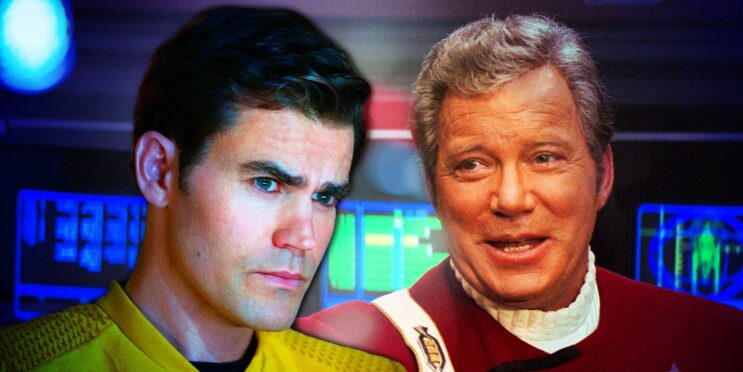 Every William Shatner & Paul Wesley Kirk Promotion & Demotion Seen In Star Trek