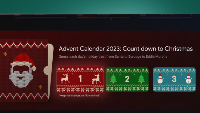 Google TV is helping viewers get festive with this fun movie advent calendar