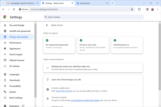 Google updates Chrome on desktop with proactive Safety Check