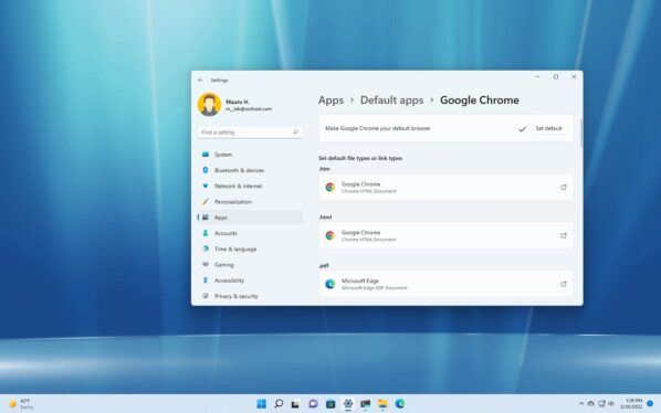 How to change your default browser in Windows 11