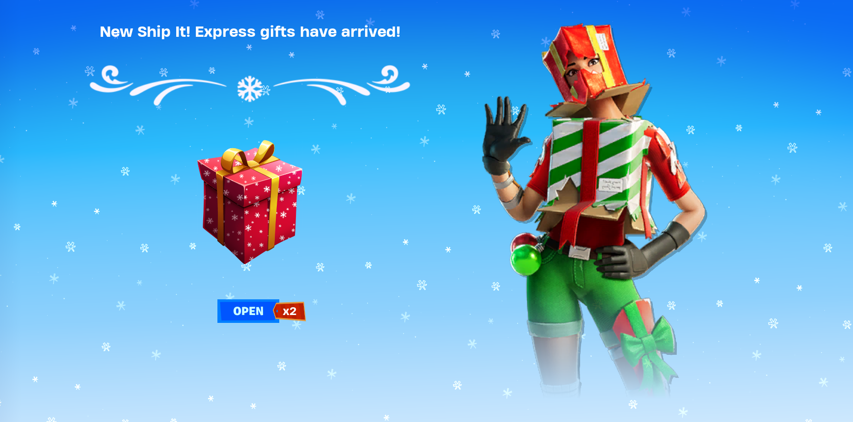 How to unlock the Holiday Boxy outfit in Lego Fortnite