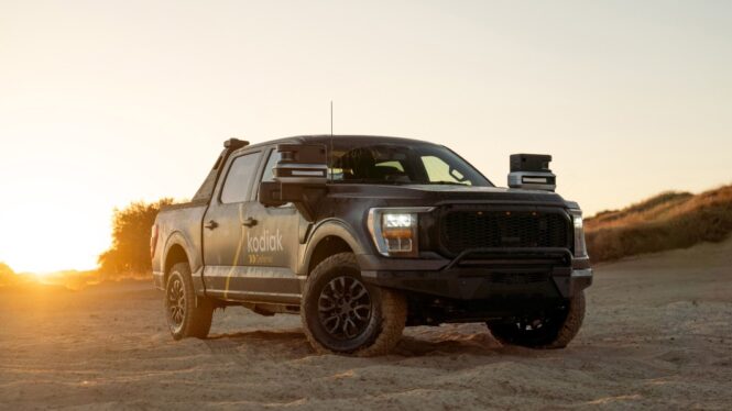 Kodiak Robotics shows autonomous Ford F-150 for high-risk missions