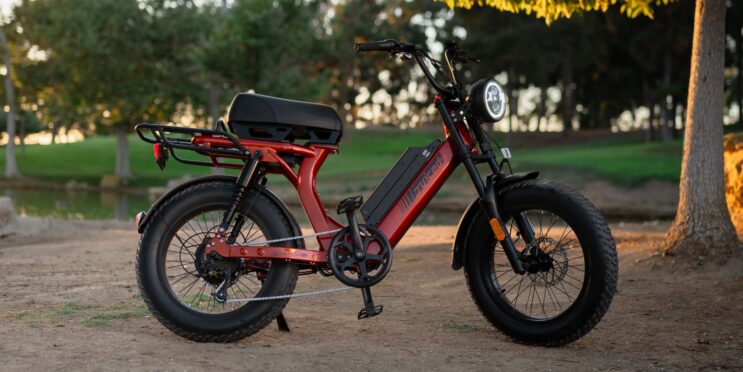 Part e-bike, part moped, the Scorpion X2 is a comfy electric cruiser