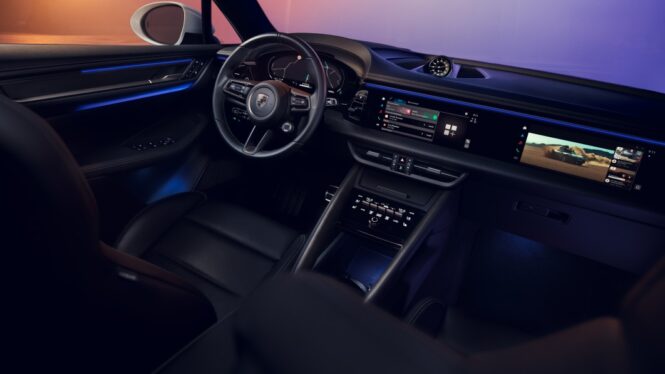 Porsche Macan EV’s interior shown off, and we go for a high-speed ride