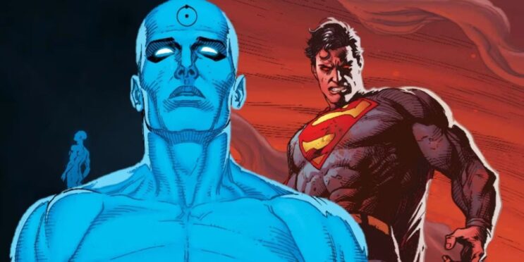 Superman Inherits Doctor Manhattan’s Powers in Fanart of DC’s Most Powerful Possible Hero