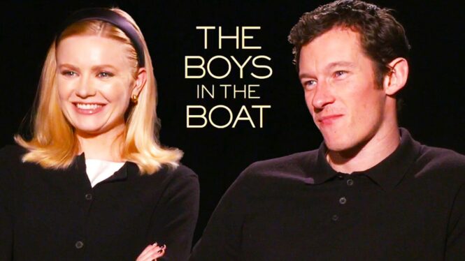 The Boys In The Boat Interview: Callum Turner & Hadley Robinson On Inspiration & Chemistry Building