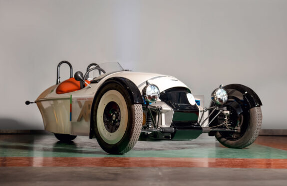 The Morgan XP-1 is an extremely eccentric English electric vehicle