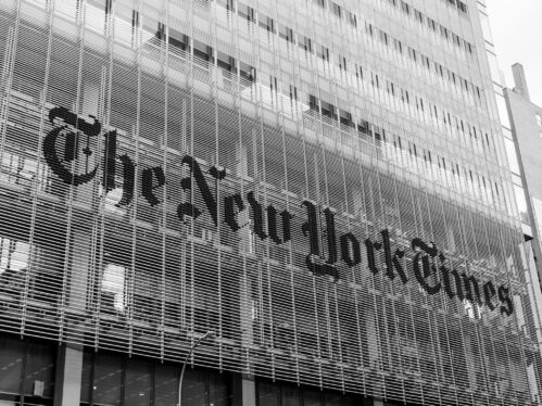New York Times Sues OpenAI and Microsoft Over Use of Copyrighted Work