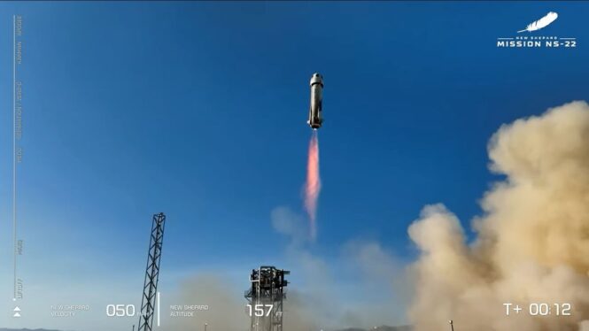 Blue Origin launches New Shepard rocket, aces landing in 1st return to flight since 2022 failure (video)