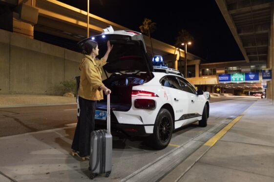 Waymo launches curbside robotaxi pickup at Phoenix airport