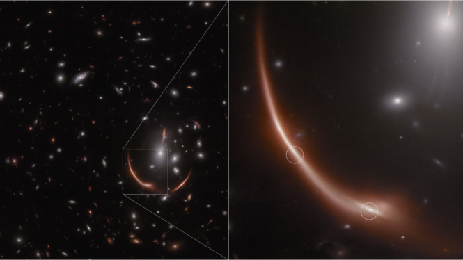 Webb Spots Ancient Supernova in a Gravitational Lens