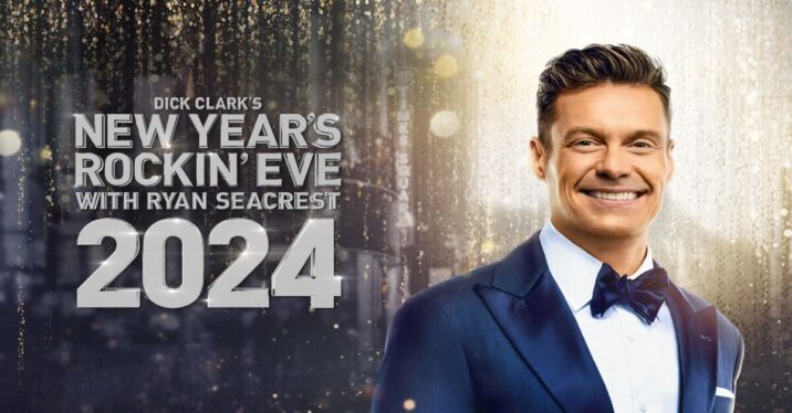 Where to watch Dick Clark’s New Year’s Rockin’ Eve with Ryan Seacrest 2024