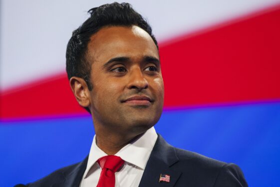 White Supremacists Are Celebrating Vivek Ramaswamy’s ‘Great Replacement’ Rant