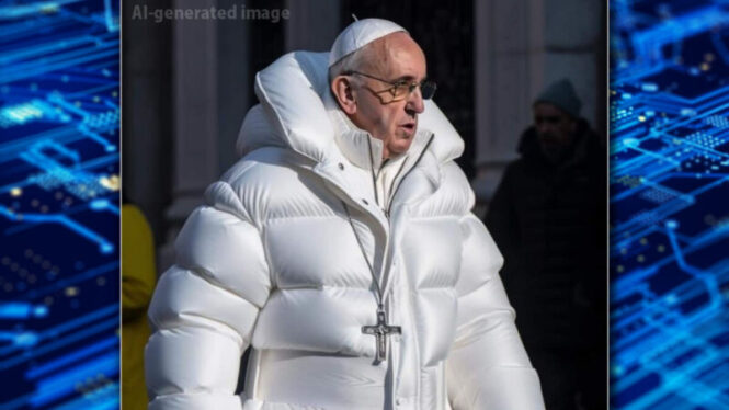 AI-generated puffy pontiff image inspires new warning from Pope Francis