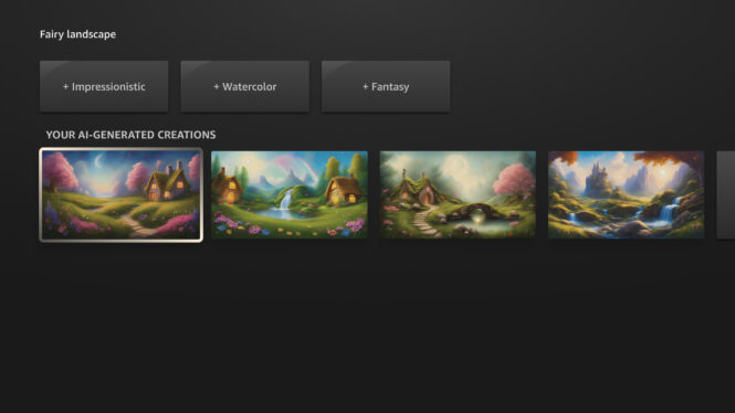 Amazon brings its AI-powered image generator to Fire TV