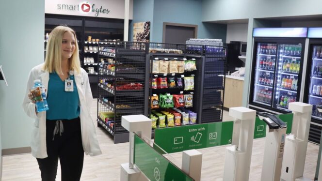 Amazon’s grab-and-go stores arrive in hospitals