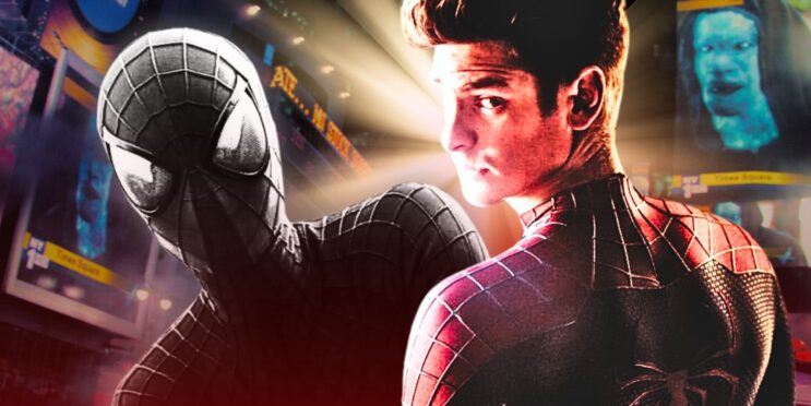Andrew Garfield’s Spider-Man Dons A Black Suit & Battles Venom In The Amazing Spider-Man 3 Art