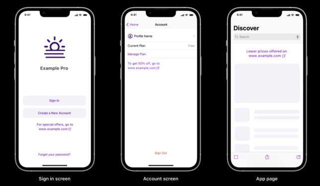 Apple lets devs use alternate in-app payment options, still takes commissions