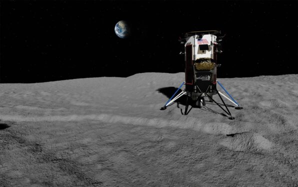 Astrobotic’s Peregrine snapped a special photo on its doomed moon mission