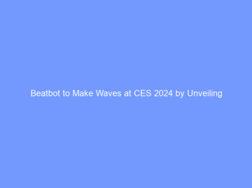 Beatbot makes a splash at CES 2024 with all-in-one robotic pool cleaner