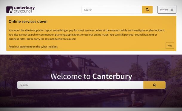 Cyberattack targeting UK councils causes online disruption