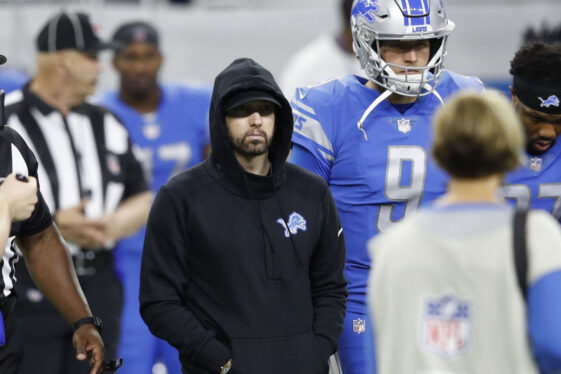 Eminem Reports to Detroit Lions Duty: ‘Just Give Me a Uniform’
