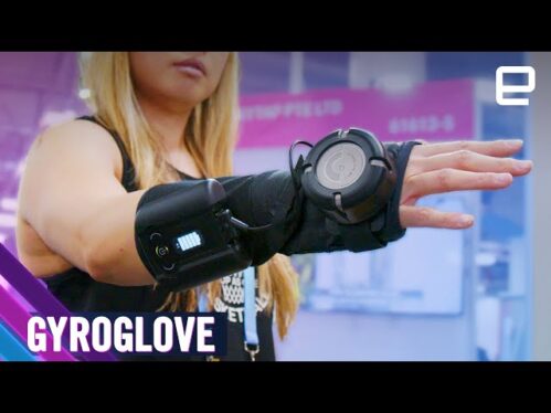 GyroGlove is a hand-stabilizing glove for people with tremors