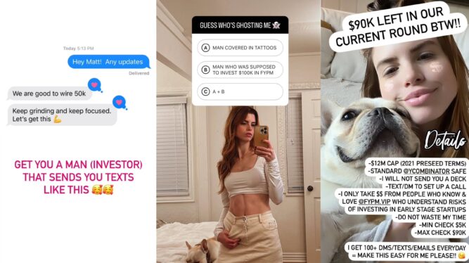 How FYPM used Instagram Stories and thirst traps to raise $275K