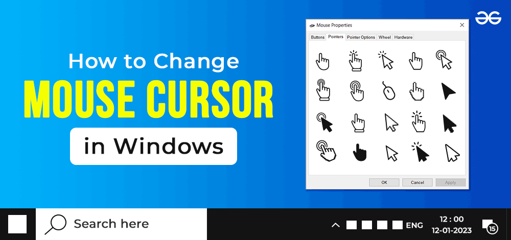 How to change your mouse cursor in Windows