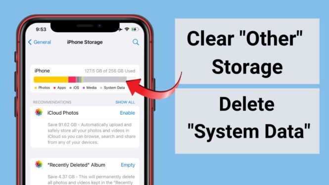 How to clear ‘Other’ storage/system data on an iPhone