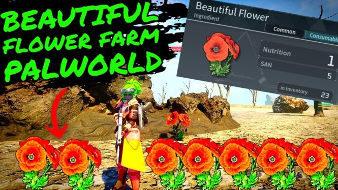 How to get Beautiful Flowers in Palworld