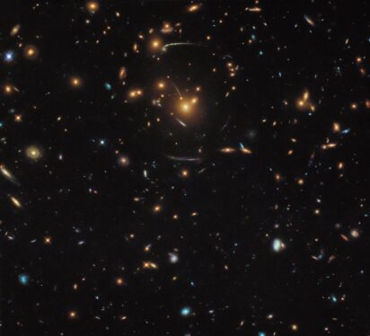 Hubble Observes a Galactic Distortion