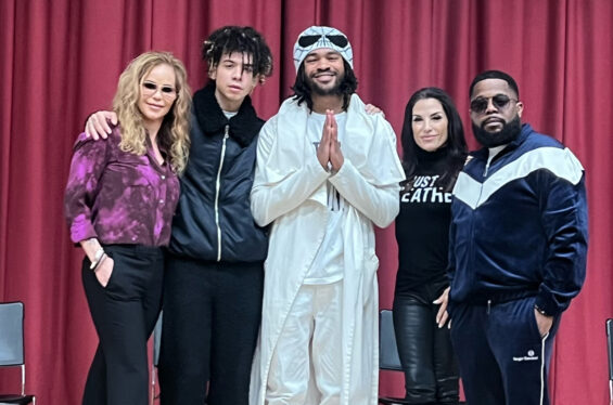 Iann Dior and Maejor Join Black Music Action Coalition to School Students on Mental Wellness